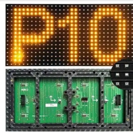 P10 outdoor amber led modules 320x160mm
