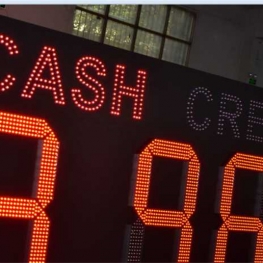 cash credit switch led price sign 