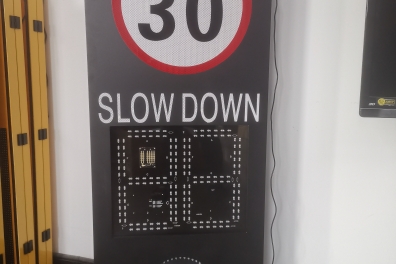 Speed limited display